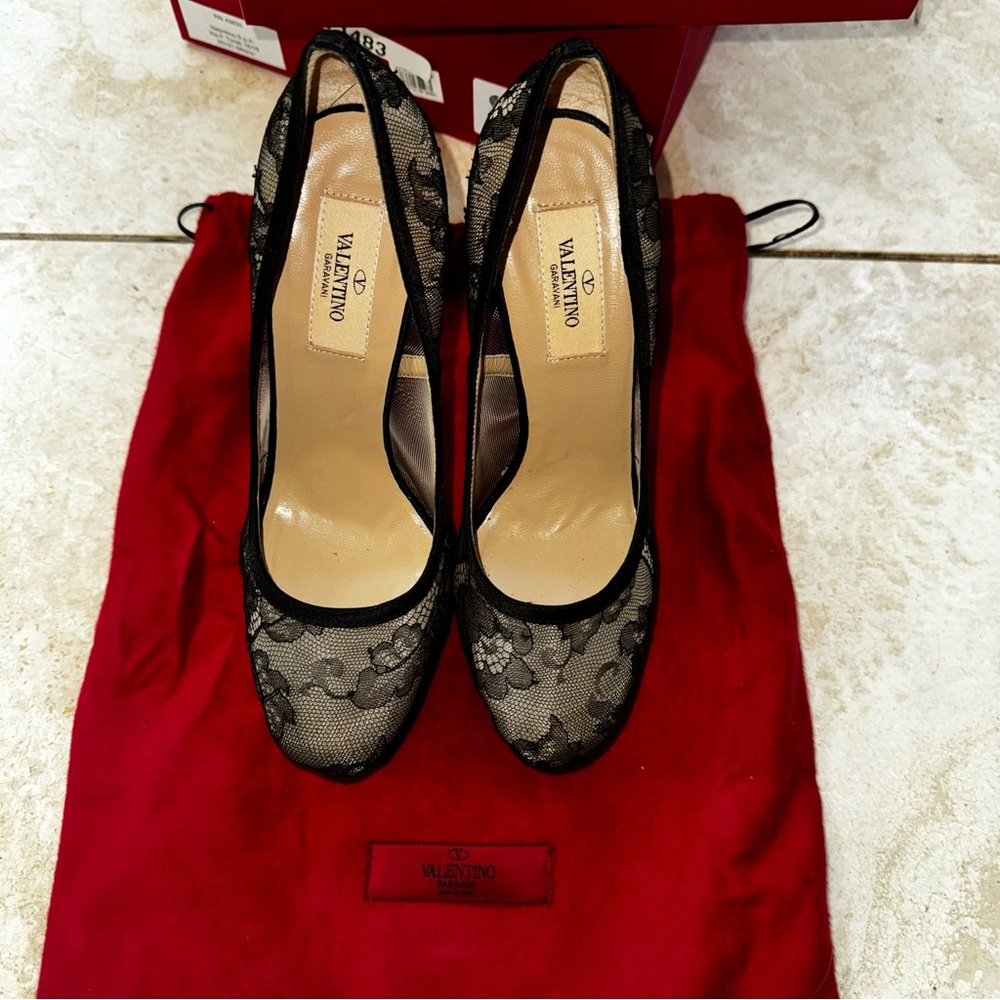 Valentino Black Stiletto Heels